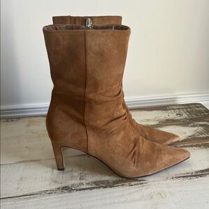 Dolce Vita Tan Suede Heeled Boots